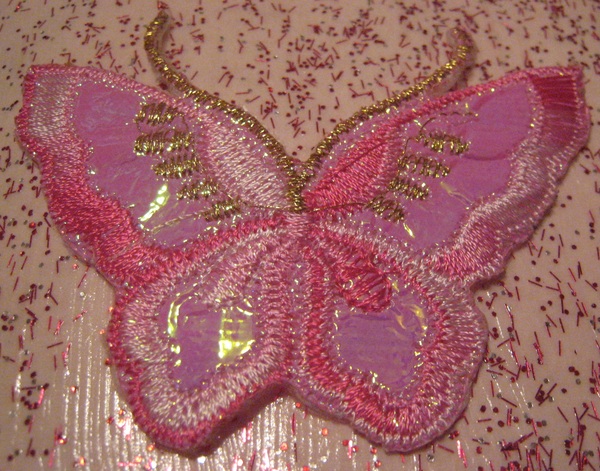 Pink Butterfly Patches