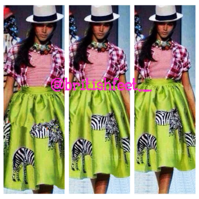 Zebra flare skirt - Thumbnail 3