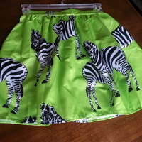 Zebra flare skirt - Thumbnail 1