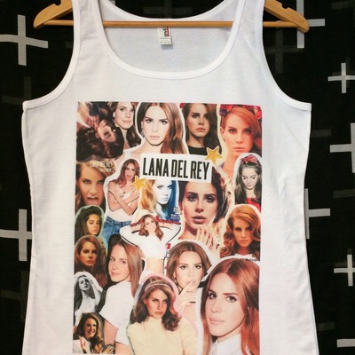 Lana del rey collage t-shirt, tank top or muscle shirt. men's and women's.