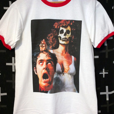 Off with your head unisex ringer t-shirt.