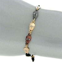 Buffy- Multiple Skull Drawstring Bracelet - Thumbnail 1