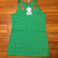 Girls Green Tanks - B&W / Fit Girls - Thumbnail 1
