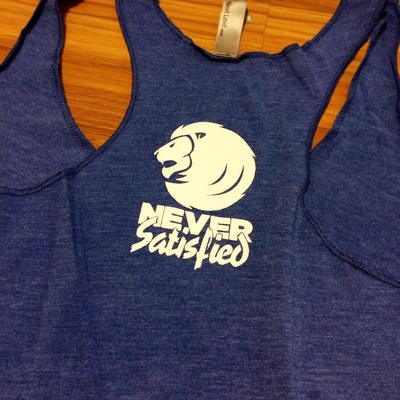 Girls blue tanks - b&w / fit girls