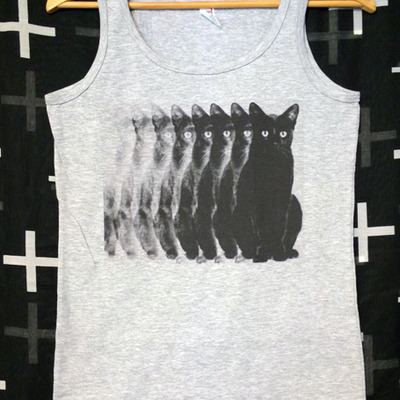 Nine shades of cat tank top.