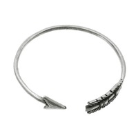 Tori - Silver Arrow Cuff Bracelet - Thumbnail 1