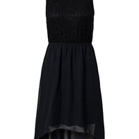 Red Blends Women Fashion Round Neck Square Sleeveless Asymmetrical Dress M/L SY-6263-46-Red - Thumbnail 3