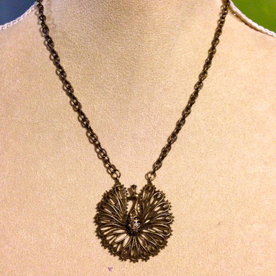 Peacock pendant
