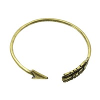 Tori - Gold Arrow Cuff Bracelet - Thumbnail 1