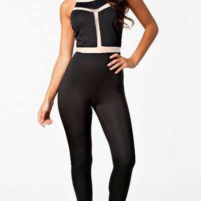 Black blends women fashion sexy slim jumpsuit m/l/xl sy-6289-50-black