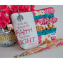Small Zippered Wristlet/Clutch Accented with Ruffles and Scripture - Thumbnail 1