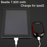 Beetle shape mobile power bank for iphone/ipad/mobile phones 6500mAh - Thumbnail 1