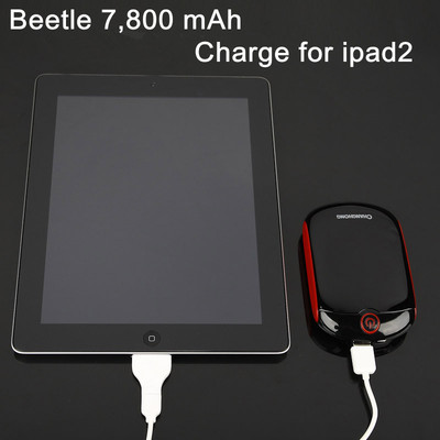 Beetle shape mobile power bank for iphone/ipad/mobile phones 6500mah