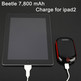Beetle shape mobile power bank for iphone/ipad/mobile phones 6500mAh-1