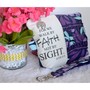 Small Zippered Wristlet/Clutch Accented with Ruffles and Scripture - Thumbnail 1
