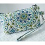 Large Zippered Wristlet/Clutch Accented with Ruffles and Scripture - Thumbnail 1