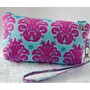 Large Zippered Wristlet/Clutch Accented with Ruffles and Scripture - Thumbnail 2