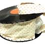  Orange Cream Dream Hand Crafted Record Purse-1
