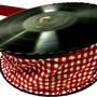 Red Gingham Hand Crafted Record Purse-2