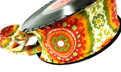 Indie-a Summer Hand Crafted Record Purse