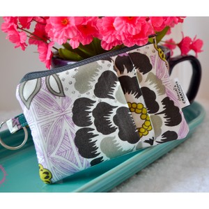 Zippered Pouch/Coin Purse Accented with Scripture/Pleat Design