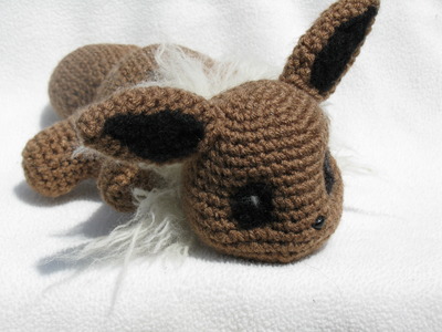 Sleepy Eevee - Needle Felted Details