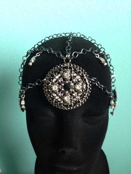 Black headpiece