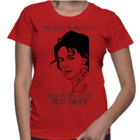 The Look On My Face Women\'s Basic T Shirt - Thumbnail 2