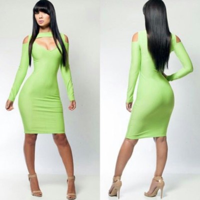Green bodycon