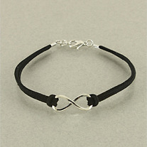 Black Infinity Bracelet