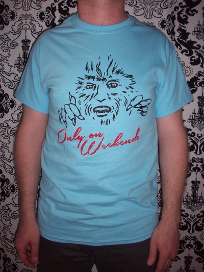 Blue teen wolf t-shirt