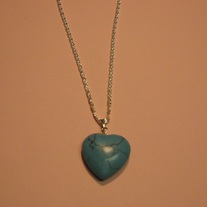Turquoise Look Heart Necklace