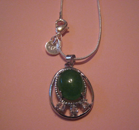 Silver & Jade Necklace