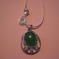 Silver & Jade Necklace