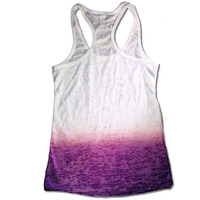 I DONT CARE - PURPLE RACERBACK TANK - Thumbnail 1