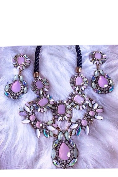 J .C Penny necklace and earring set