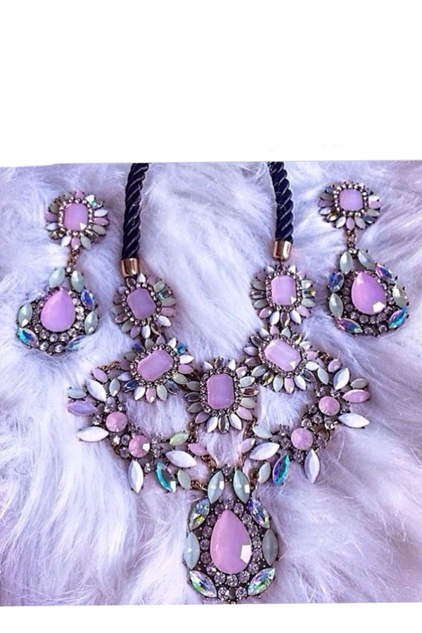 J .C Penny necklace and earring set