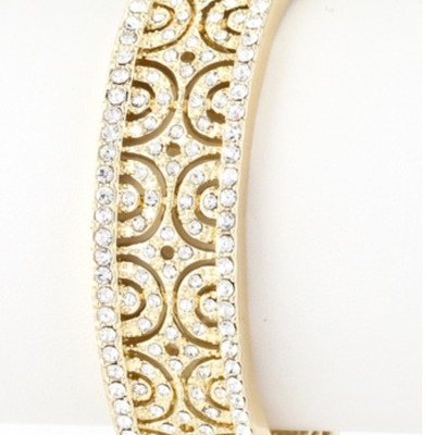 Crystal studded bracelet