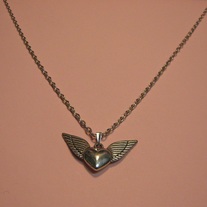 Winged Heart Necklace