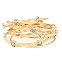Carey Crystal Bangle Set - Thumbnail 2