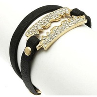 Crystal Razor Wrap Bracelet - Thumbnail 1