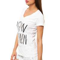 Bow Down V-Neck - Thumbnail 1