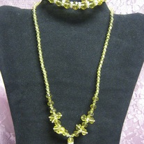 Yellow Swarovski Jewelry Set