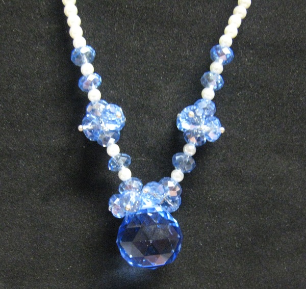 Blue Crystal Jewelry Set