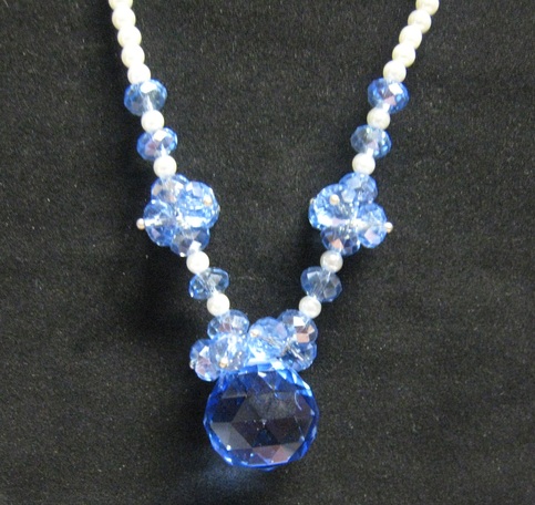 Blue Crystal Jewelry Set