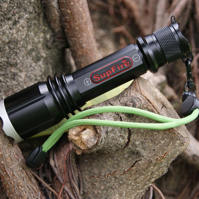 Supfire super bright rechargeable led flashlight c6