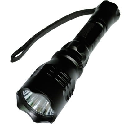 Loongsun long range rechargeable led flashlight 8014a
