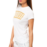 Goddess Tee in White - Thumbnail 1
