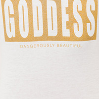 Goddess Tee in White - Thumbnail 3