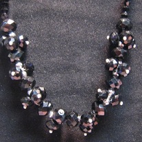 Jet Swarovski Jewelry Set